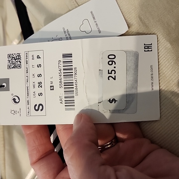 ZARA SOFT SHORT SLEEVE TOP - Picture 3 of 4